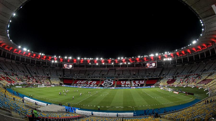 Maracanã antes da estreia do Flamengo no Campeonato Carioca 2021 - Thiago Ribeiro/AGIF