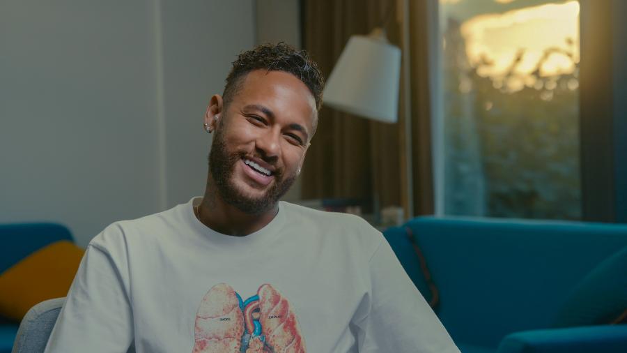 Neymar em entrevista à produção da série "Neymar: O Caos Perfeito", que será lançada no dia 25 - Divulgação/Netflix