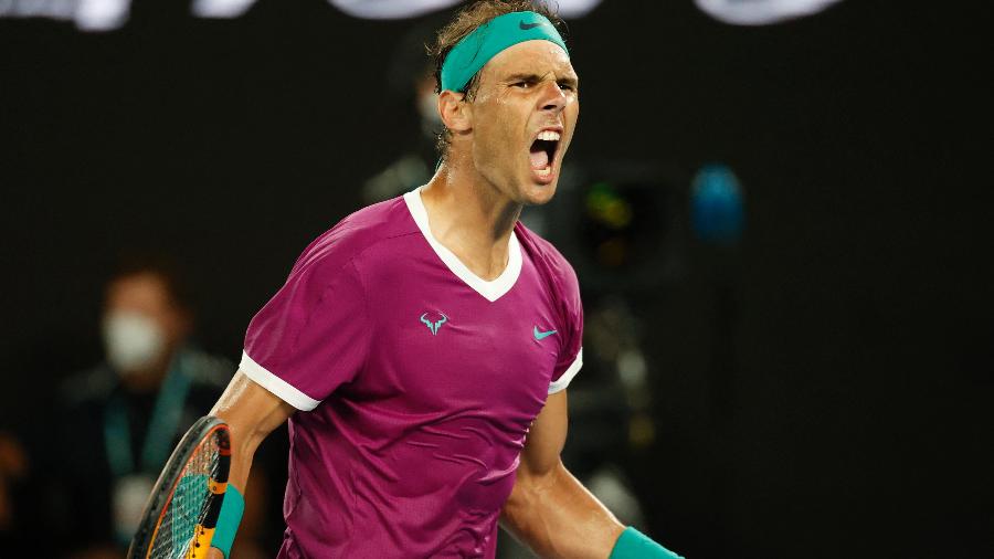 Rafael Nadal na final do Australian Open de 2022 - Reuters