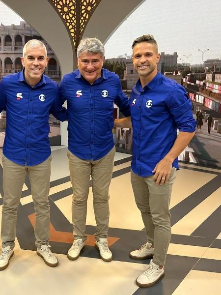 Diego Ribas integrou equipe da Globo na transmissão de Argentina x Arábia Saudita, na Copa do Mundo 2022 - Globo/Divulgação