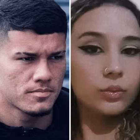 Dimas, do sub-20 do Corinthians, e Livia, jovem morta após relação sexual