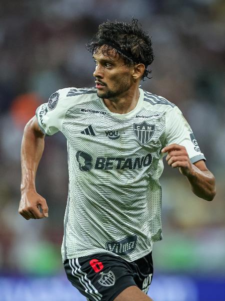 Gustavo Scarpa durante jogo do Atlético-MG contra o Fluminense, pela Libertadores 2024 - Pedro Souza / Atlético