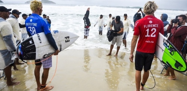 Jack Freestone e John John Florence fizeram a final da etapa do Rio do Mundial de Surfe - Reprodução/Twitter - Reprodução/Twitter