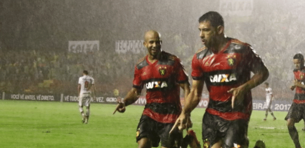 Diego Souza fez gol e igualou Leonardo - Reprodução/Sport/Twitter - Reprodução/Sport/Twitter