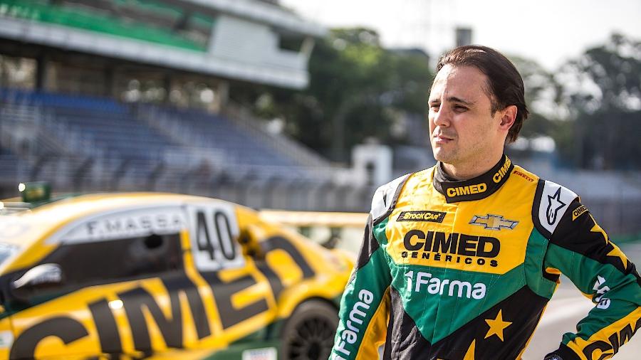 Felipe Massa pilotou carro da Cimed Racing com Cacá Bueno na Corrida de Duplas - Bruno Terena/ RF1