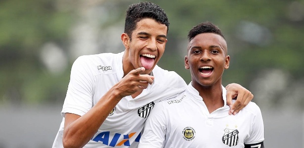 Kaique fez parte dos "times de Rodrygo", geração mais promissora após Neymar - Pedro Ernesto Guerra Azevedo/ Santos FC