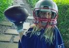 Te cuida, Edelman! Filha de Tom Brady posa com uniforme dos Patriots - @tombrady/Instagram