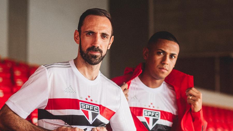 A estreia da nova camisa do São Paulo acontecerá na Libertadores - Divulgação / SPFC