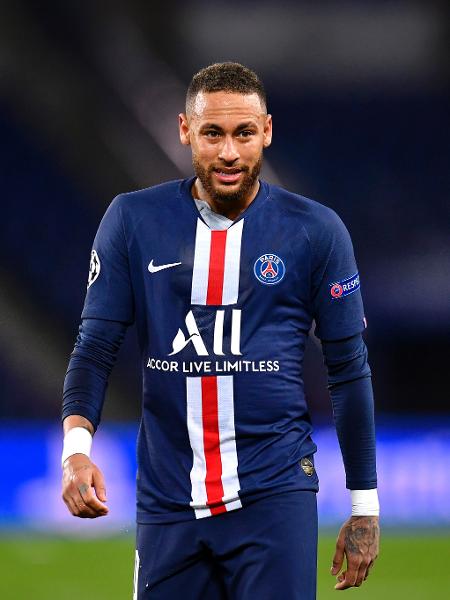 O atacante brasileiro Neymar Jr em campo pelo Paris Saint-Germain  - Aurelien Meunier - PSG/PSG via Getty Images