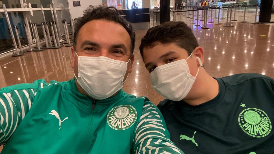 Reinaldo Gottino viaja para Abu Dhabi para ver o Palmeiras - Reprodução/Twitter