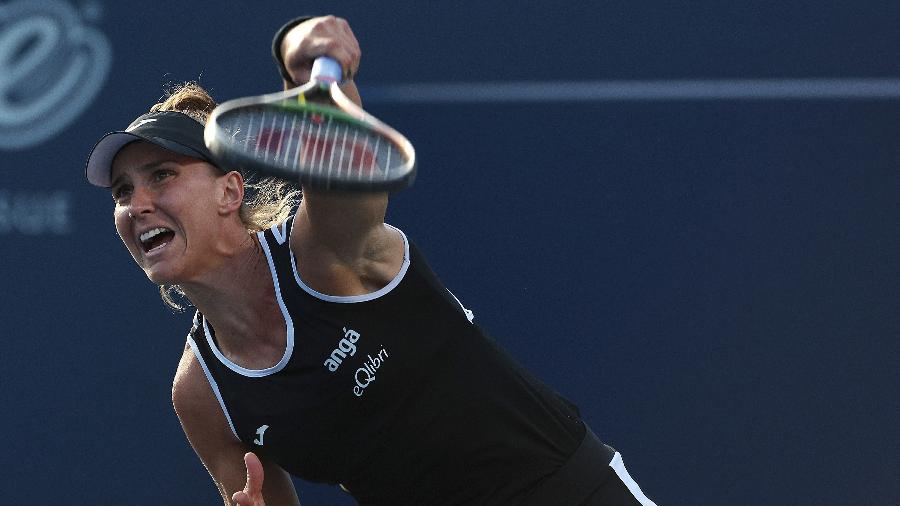 Bia Haddad Maia, durante a partida contra Karolina Pliskova, pela semifinal do WTA de Toronto - Steve Russell/Toronto Star via Getty Images