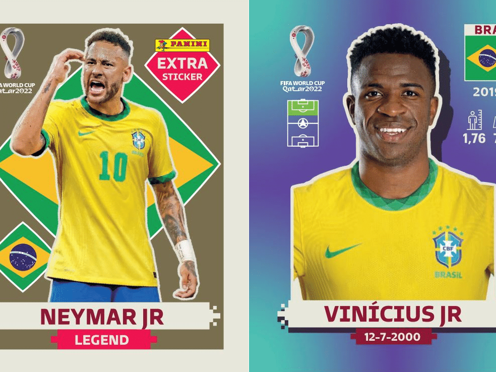 Figurinha Legend Neymar 2022 - OFICIAL