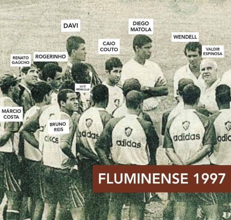Caio Couto, técnico do Fluminense na Copinha, atuou no Tricolor em 1997