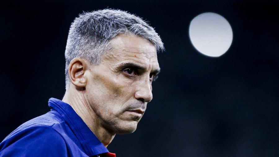 Juan Pablo Vojvoda, técnico do Fortaleza, durante jogo contra o Corinthians