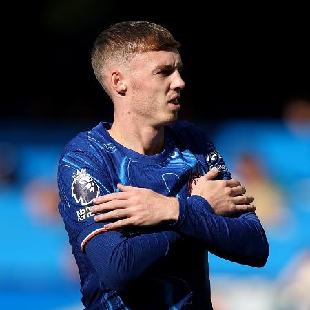 Cole Palmer marcou quatro vezes no primeiro tempo, em um intervalo de 20 minutos, na goleada do Chelsea sobre o Brighton - Richard Heathcote/Getty