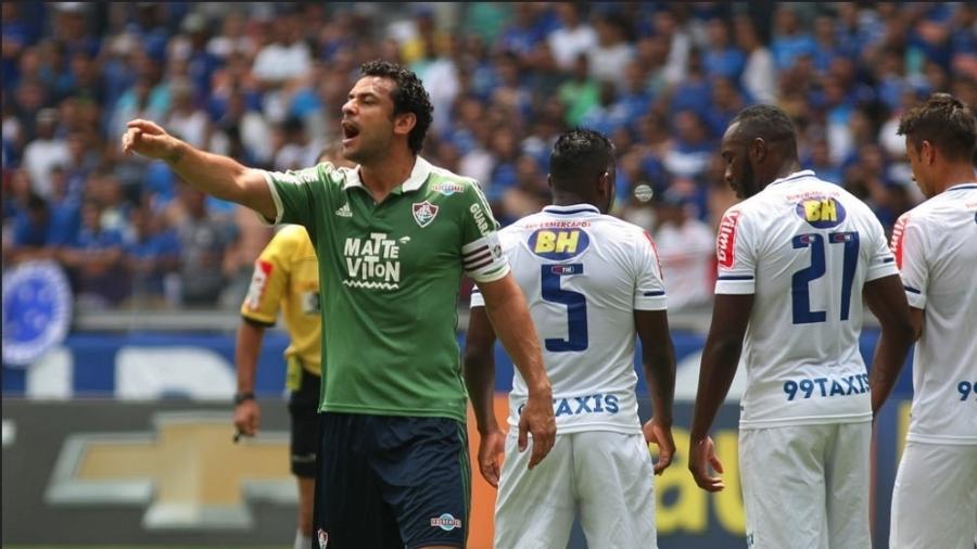 Fred entrou em litígio com Cruzeiro e tem flertado publicamente com Fluminense, seu provável destino - NELSON PEREZ/FLUMINENSE F.C.