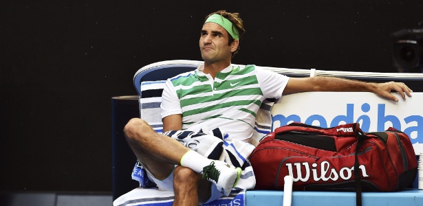 Federer diz que sentiu a lesão após semifinal na Austrália - Tracey Nearmy/EFE