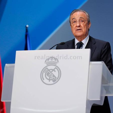 Florentino Pérez, presidente do Real Madrid - Divulgação/Real Madrid