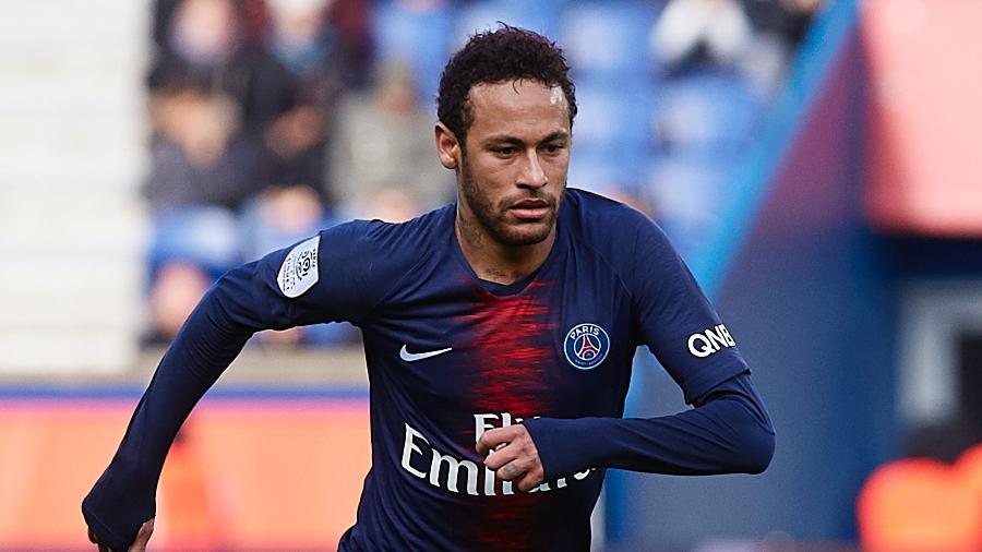 Neymar, em PSG x Nice, pelo Campeonato Francês - Quality Sport Images/Getty Images