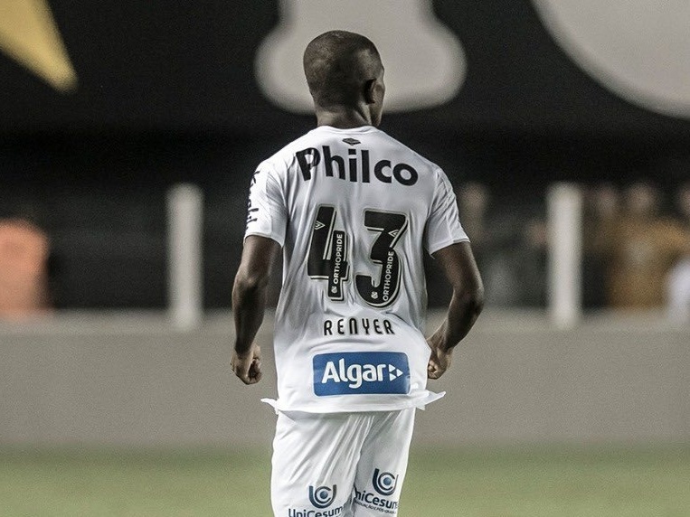 Renyer supera perda da avó e se reencontra no sub-20 do Santos, santos