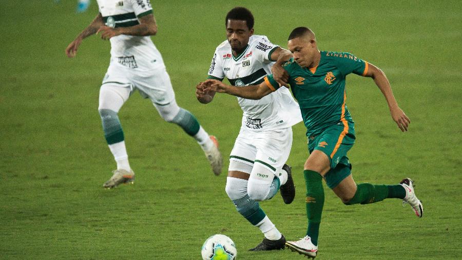 Wellington Silva sofreu lesão na coxa em goleada sobre o Coritiba e virou desfalque no Fluminense - Jorge Rodrigues/AGIF