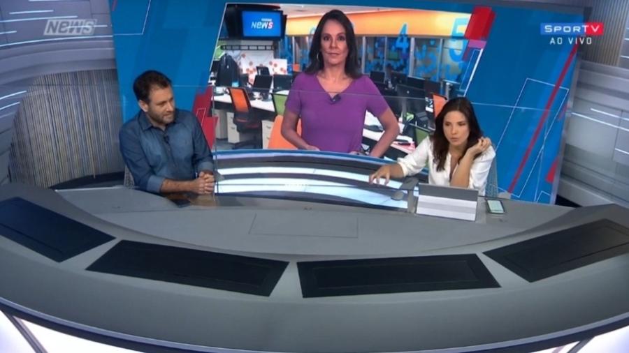 Lizandra Trindade, do SporTV, critica matéria do canal sobre Cássio - Reprodução/SporTV