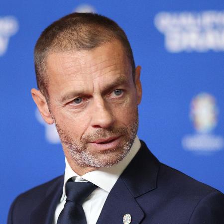 Aleksander Ceferin, presidente da Uefa - DANIEL ROLAND/AFP