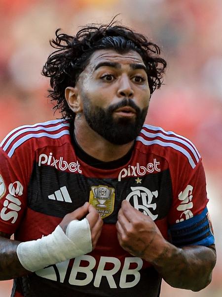 Gabigol reclama com árbitra Edina Alves Batista em Flamengo x Botafogo -  Thiago Ribeiro/AGIF