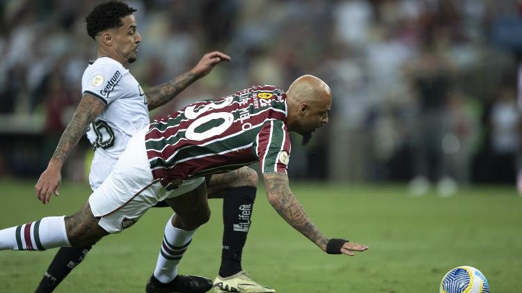 Gregora desarmou Felipe Melo e deu assistência para Luiz Henrique nos acréscimos