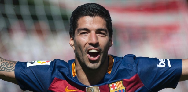 Atacante Suárez está na mira do City para próxima temporada - JORGE GUERRERO/AFP