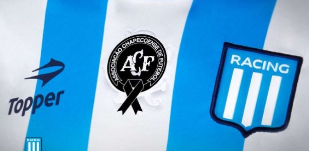 Racing fará homenagem a Chapecoense no próximo domingo - Reprodução/Racing