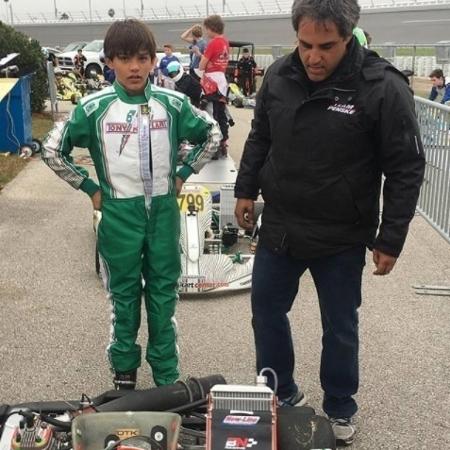 Sebastian Montoya disputou o Campeonato Europeu de Kart em 2017 - @jpmonty2/Instagram