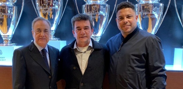 Florentino Pérez Ronaldo Andrés Sánchez - Reprodução/Twitter - Reprodução/Twitter