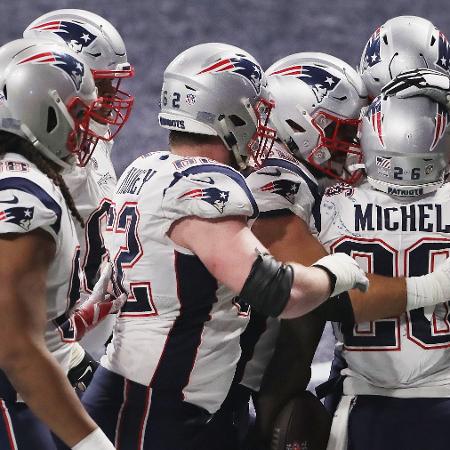 Comemoração do New England Patriots no Super Bowl 2019 - Elsa/Getty Images/AFP 