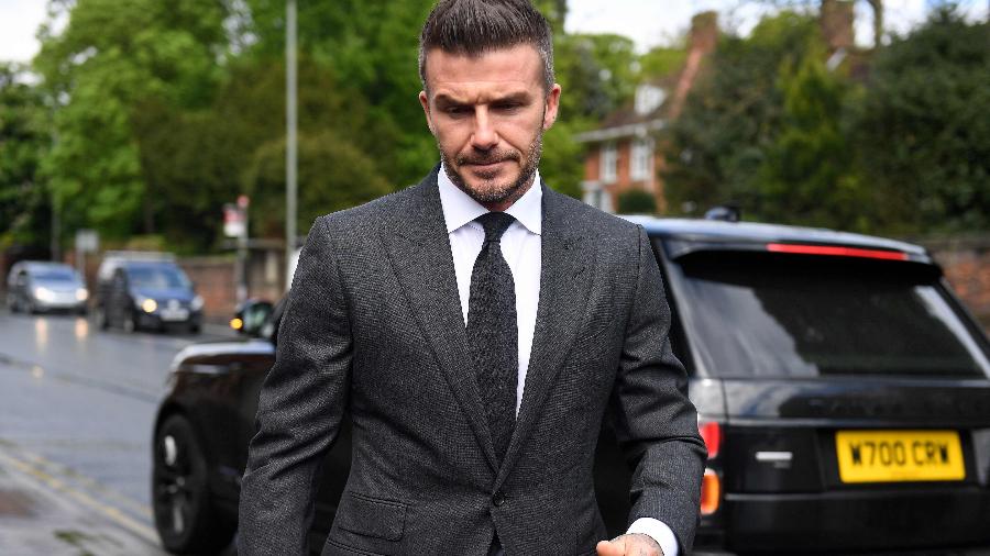 David Beckham chega a tribunal em Londres  - Daniel Leal-Olivas/AFP