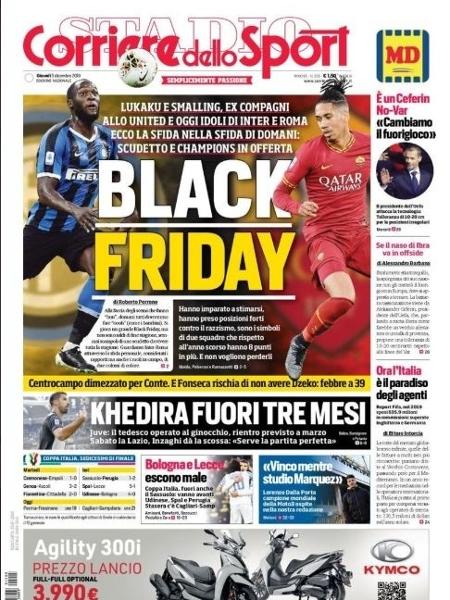 Capa do Corriere dello Sport - Reprodução 