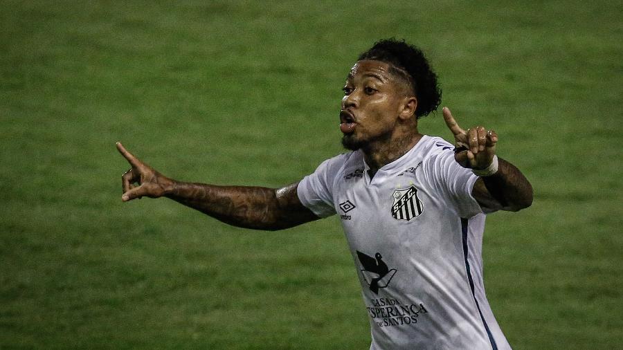 Marinho comemora gol marcado contra o Sport - Paulo Paiva/AGIF