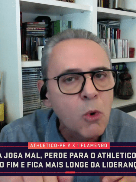 Luís Roberto, narrador e comentarista do Grupo Globo - Reprodução/SporTV