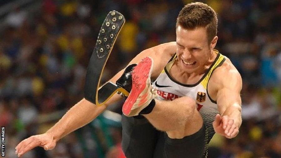 Markus Rehm tem favoritismo no salto em distância das Paralimpíadas - Getty Images