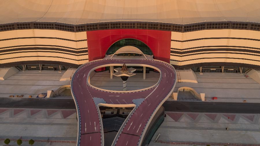 Estádio Al Bayt, em Al Khor, no Qatar, será um dos palcos do Mundial - Divulgação/SC Fifa World Cup 2022