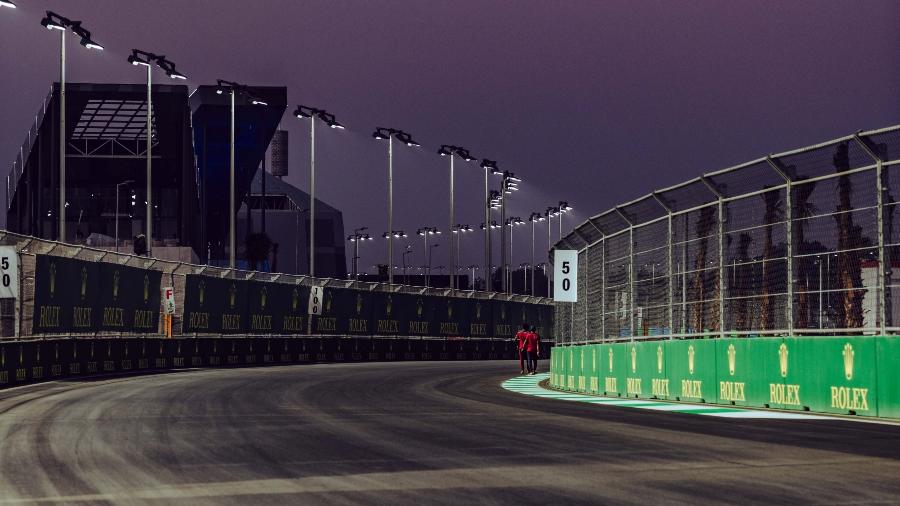 Trecho da pista de Jeddah, que estreia na F-1  - Aston Martin