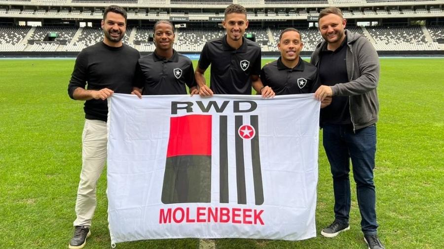Juninho, Rikelmi e Enio são emprestados ao RWD Molenbeek, da Bélgica - Divulgação/Botafogo
