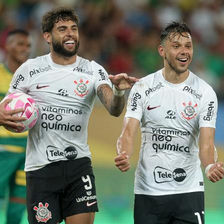 Yuri Alberto e Romero, jogadores do Corinthians