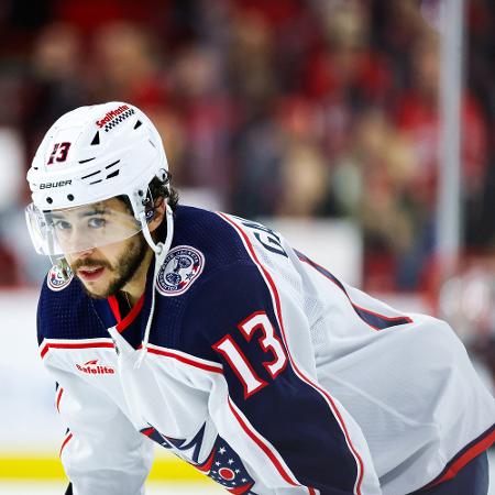 Johnny Gaudreau era jogador do Columbus Blue Jackets, da NHL - Jaylynn Nash/Getty Images