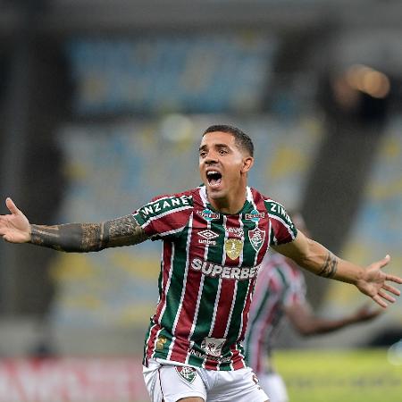 Terans durante jogo entre Fluminense e Colo-Colo, pela Libertadores