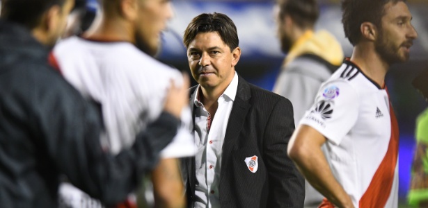 Gallardo não poderá comandar o River Plate na finalíssima contra o Boca Juniors - Amilcar Orfali/Getty Images