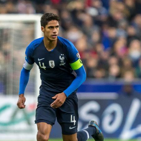 Zagueiro Raphael Varane, em atuação pela França