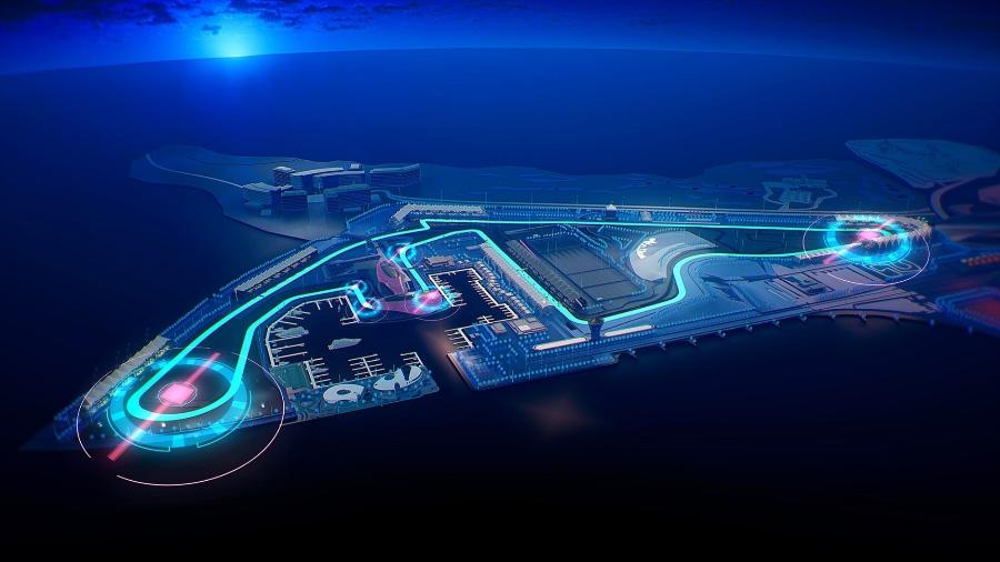 Traçado de Yas Marina em Abu Dhabi passou por alterações para a temporada 2021 - Divulgação