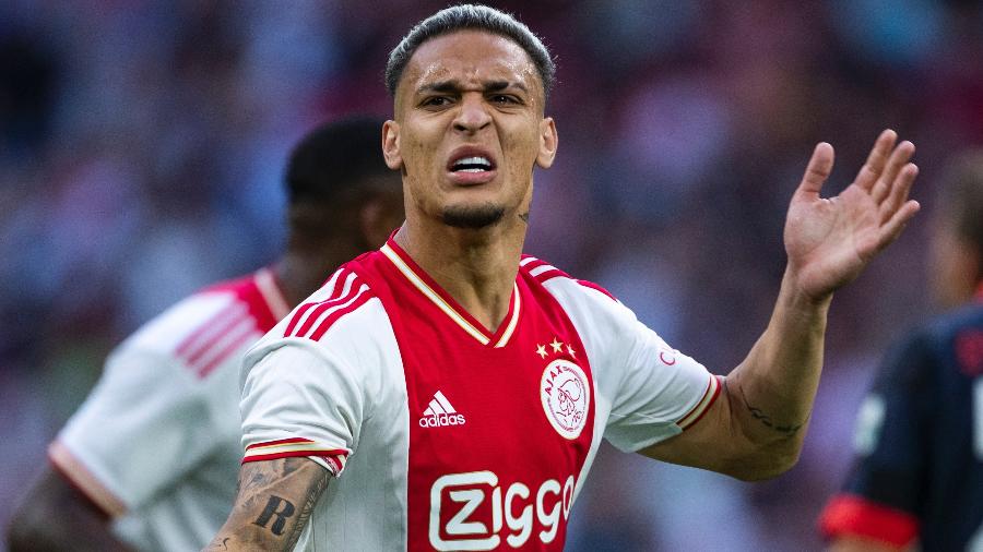 Antony está muito perto de trocar o Ajax pelo Manchester United - Perry vd Leuvert/NESImages/DeFodi Images via Getty Images