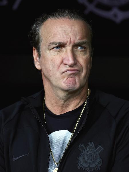 Cuca, técnico do Corinthians, durante jogo contra o Remo na Copa do Brasil